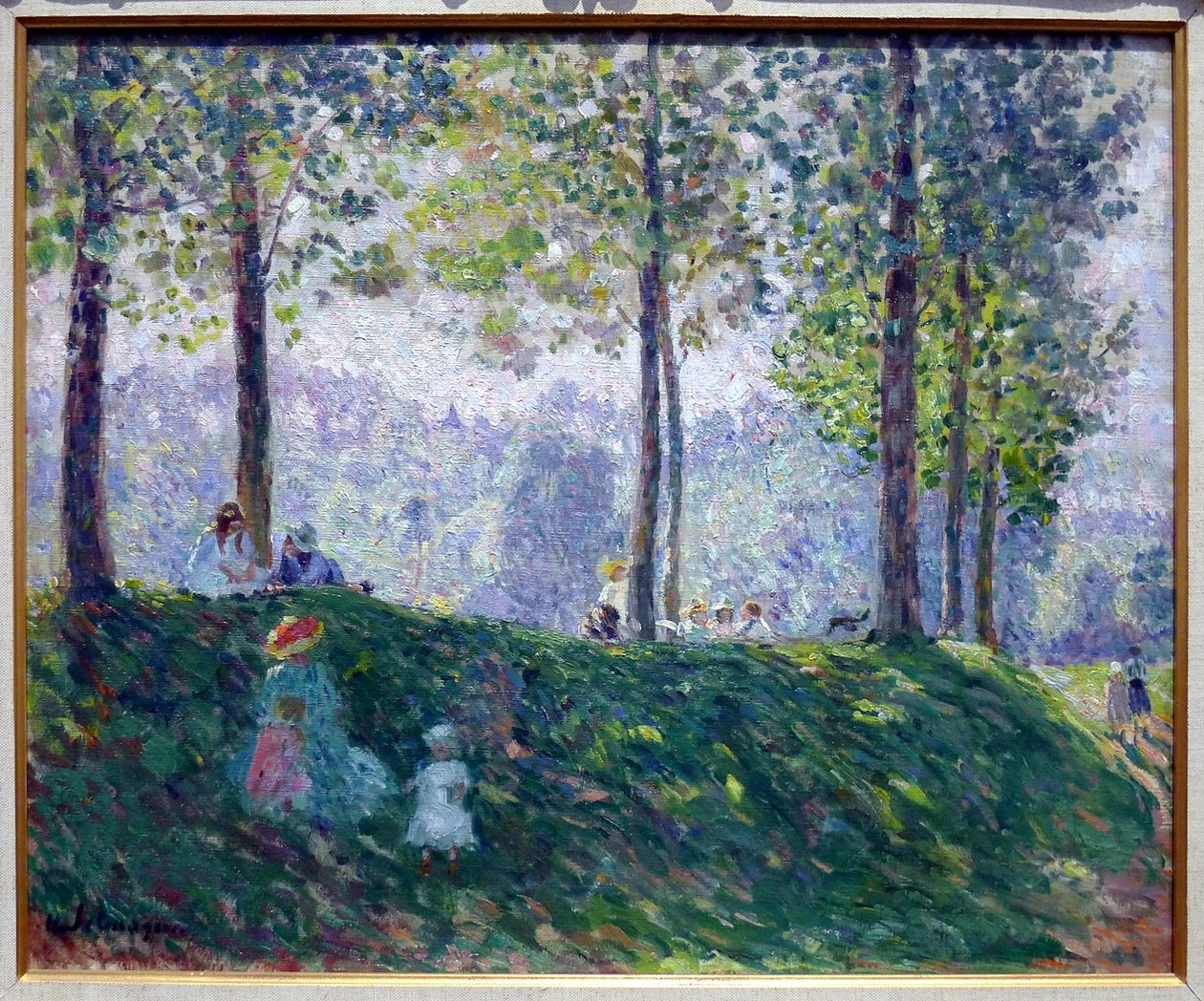 Parkta bir öğleden sonra. by Henri Lebasque