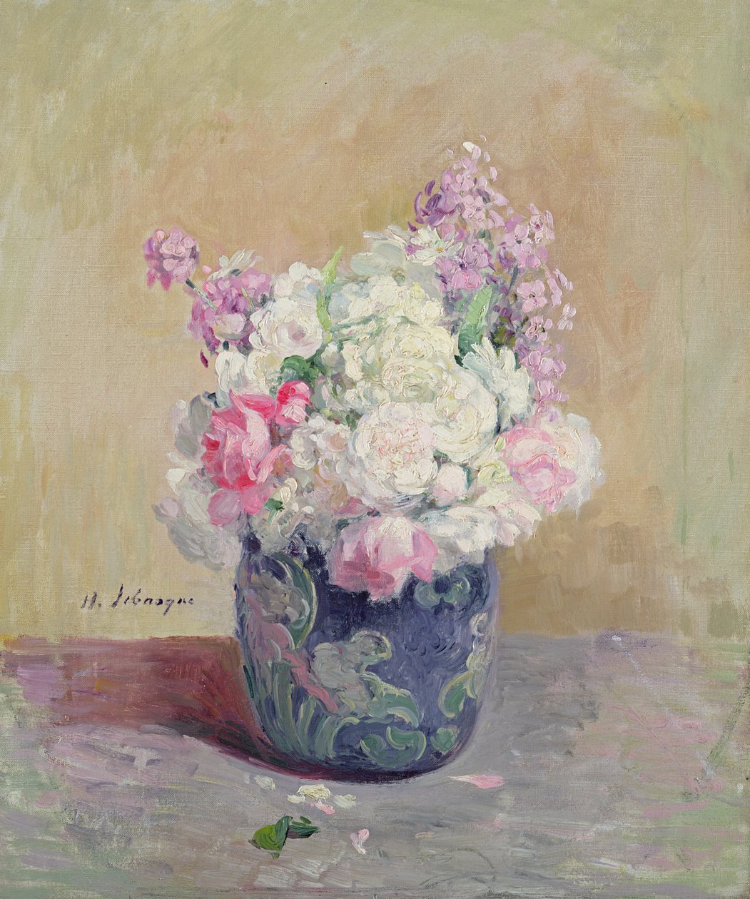 Çiçek vazosu by Henri Lebasque