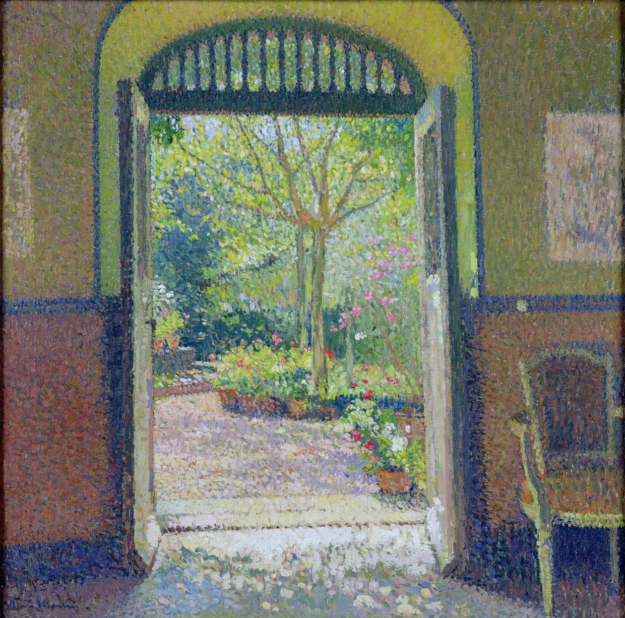 Güneşte Bir Bahçe by Henri Martin