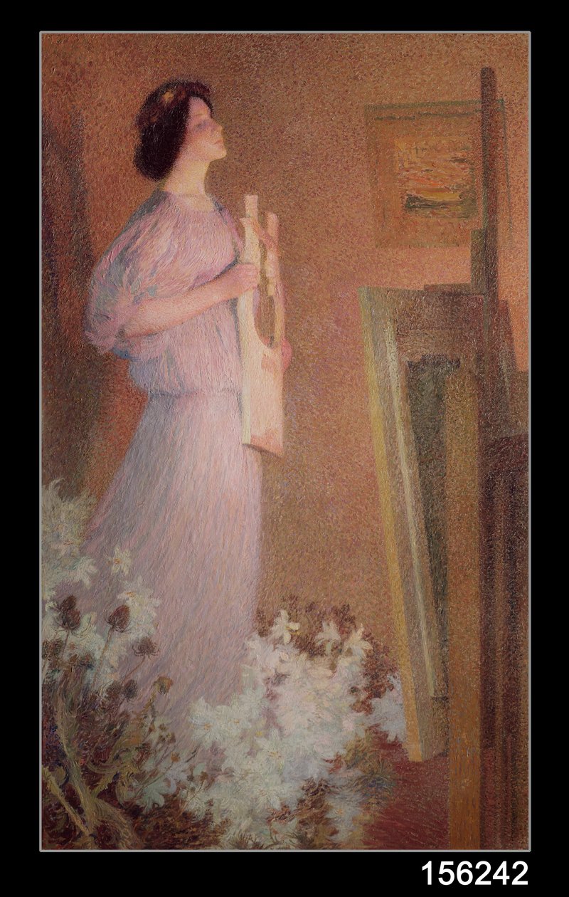 Ressamın İlham Perisi, 1900 dolayları by Henri Martin