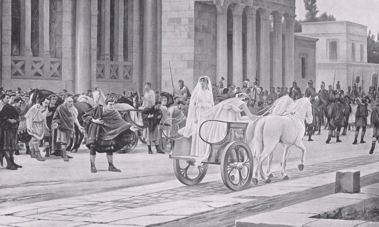Vestallerin geçmesi by Henri Paul Motte