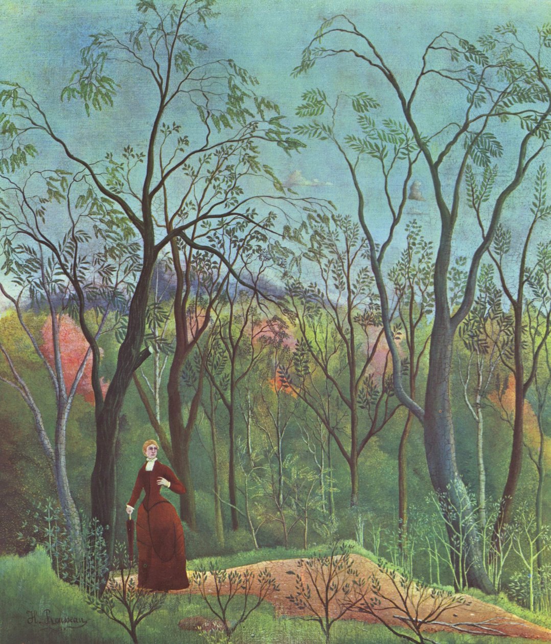 Ormanın kenarında by Henri Rousseau