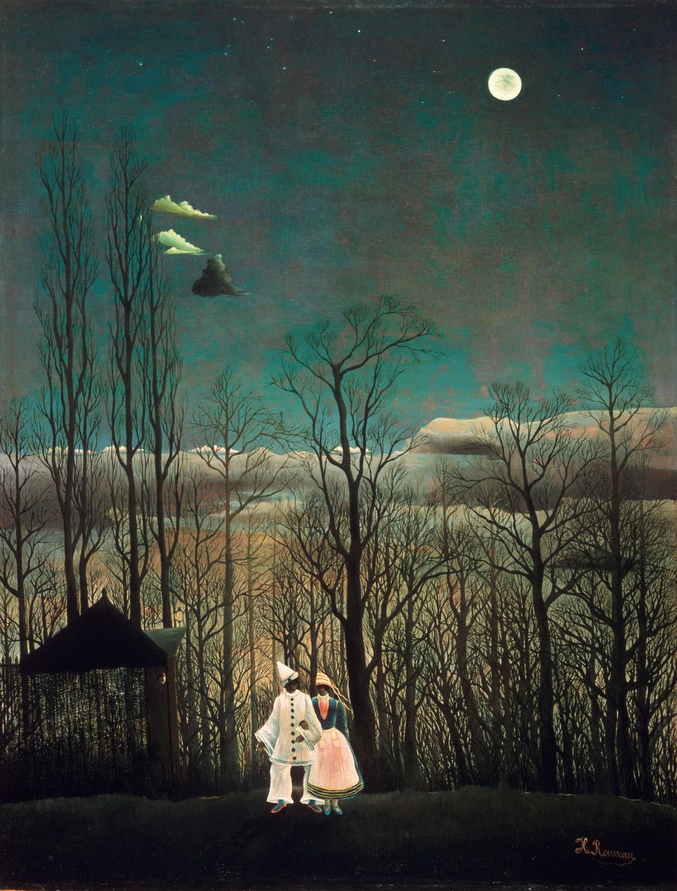 karnaval akşamı by Henri Rousseau