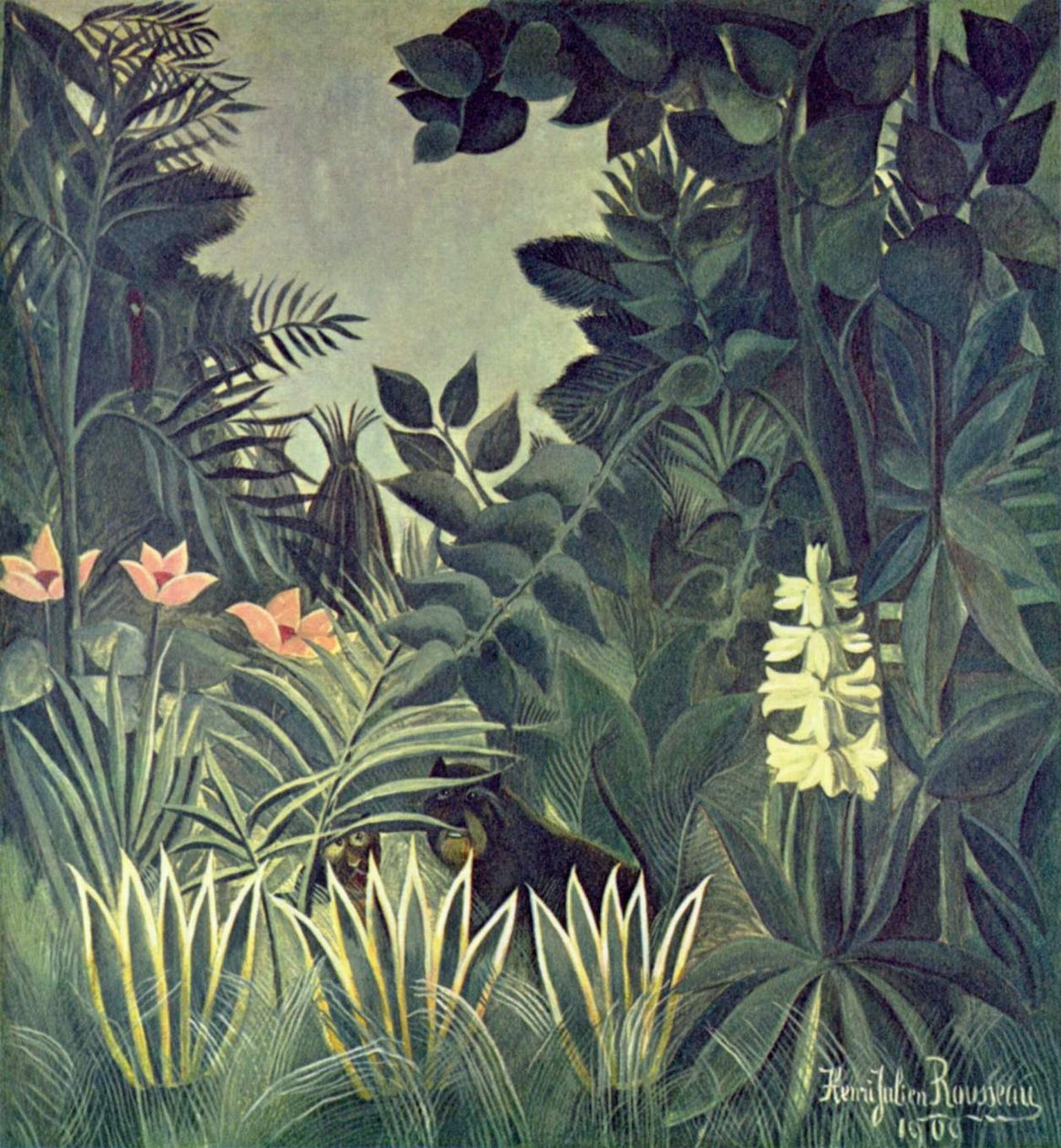 Ekvatordaki orman by Henri Rousseau