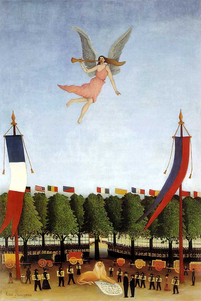 Liberty Davetli Sanatçılar by Henri Rousseau