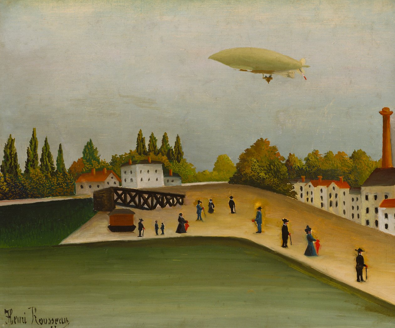 Quai diIvry by Henri Rousseau