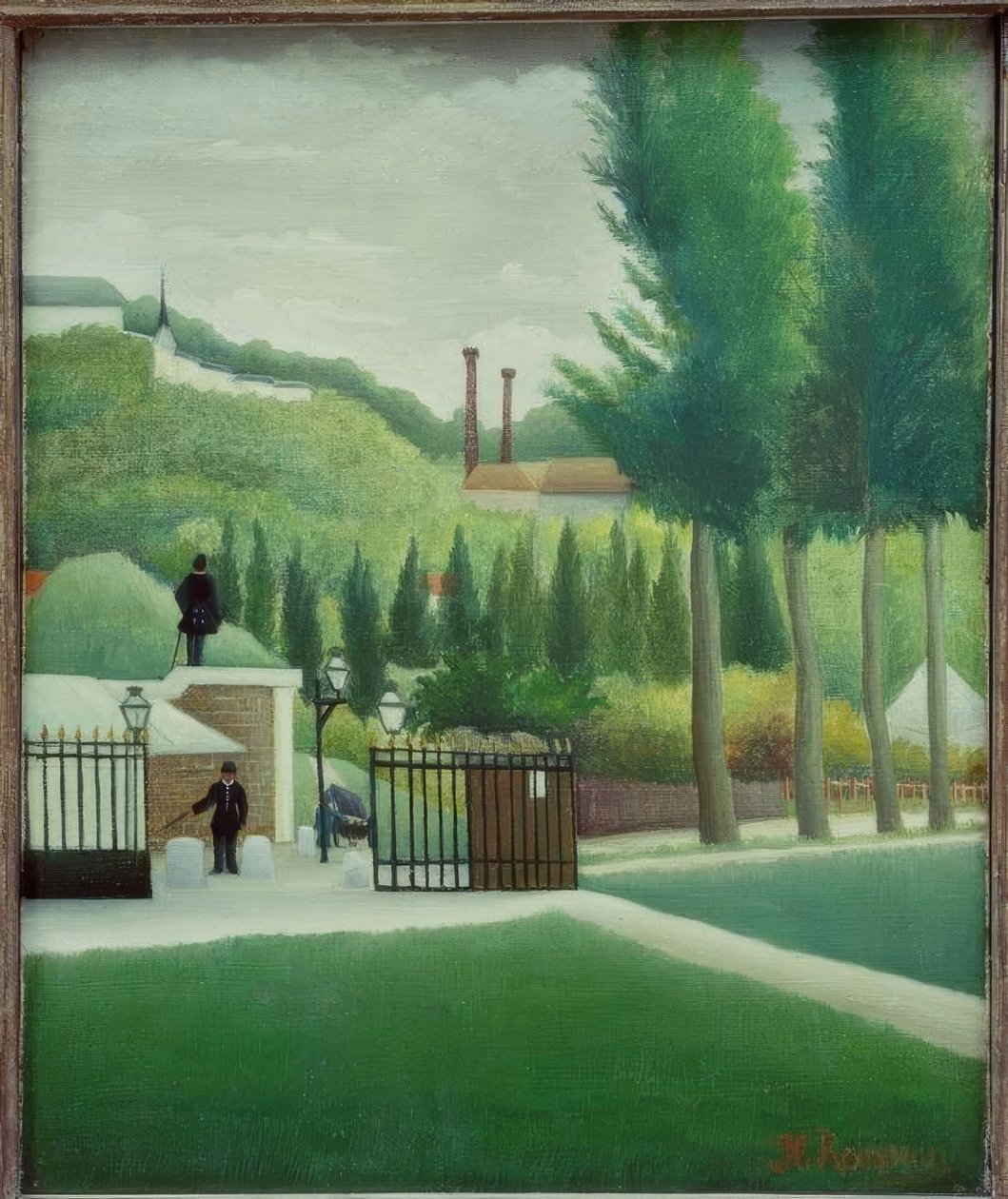 istasyon verme by Henri Rousseau