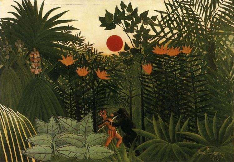 Tropikal Manzara by Henri Rousseau