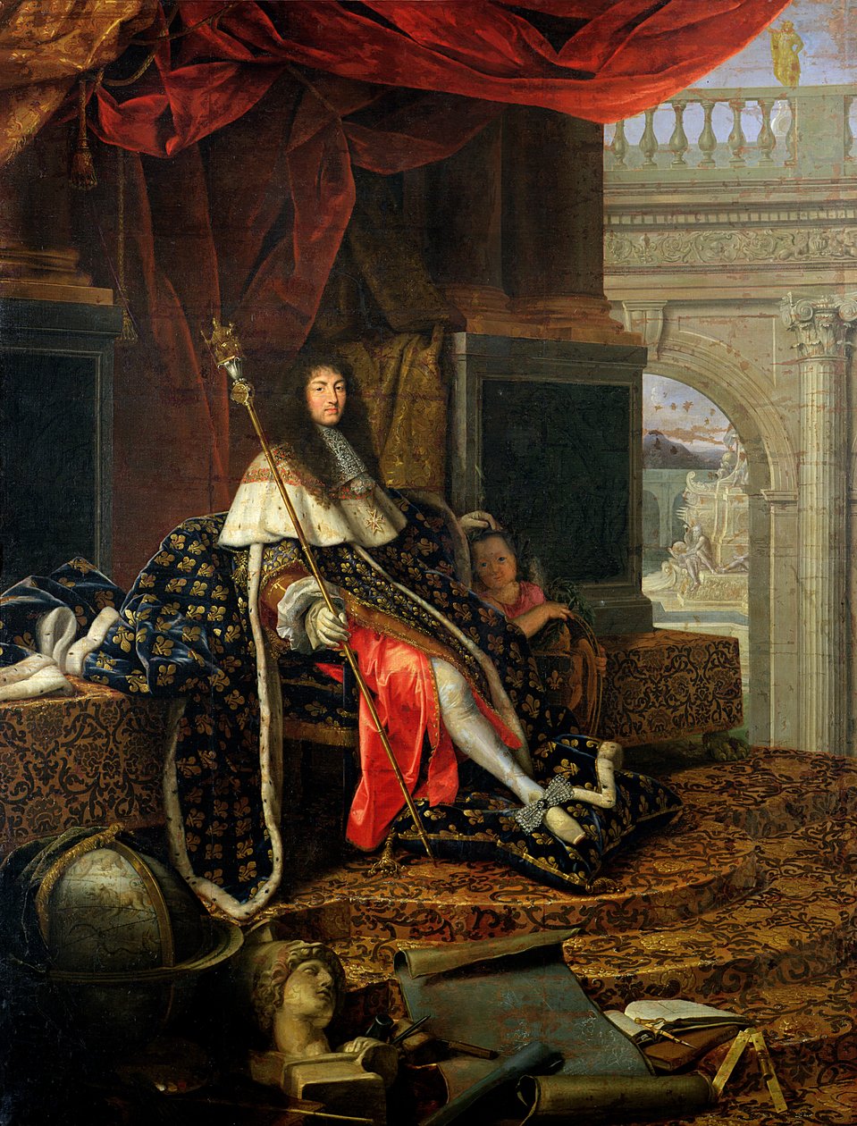 Louis XIV (1638-1715) 1668 Portresi by Henri Testelin