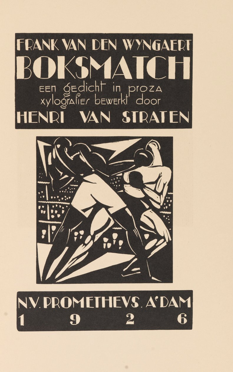 Boks maçı by Henri Van Straten