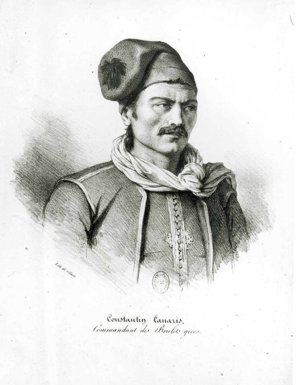 Konstantin Kanaris (1790-1877) by Henri Villain