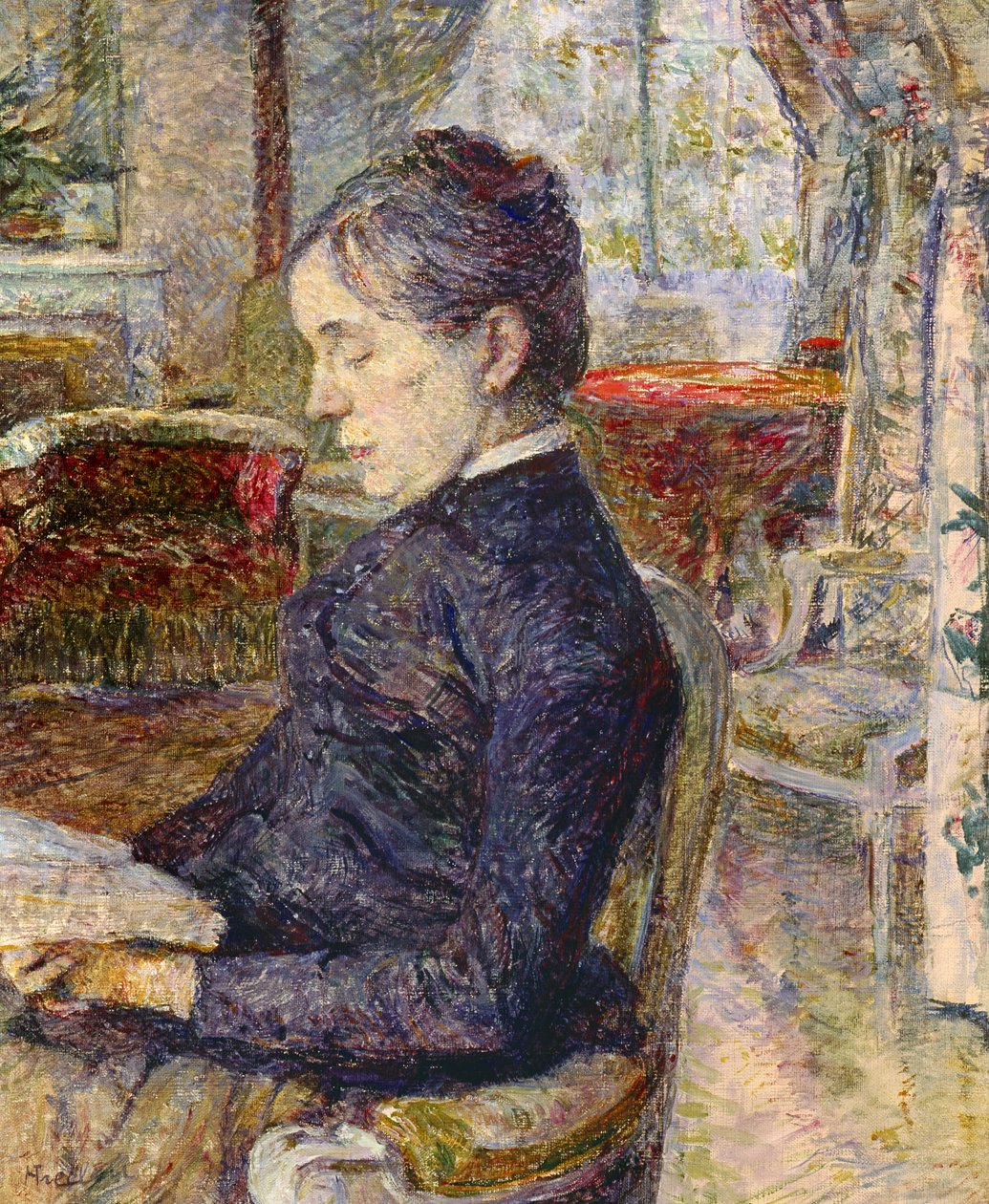 Adele Tapie de Celeyran (1840-1930) Chateau de Malrome Salonunda Toulouse-Lautrec-Monfa Kontesi, 1887 by Henri de Toulouse Lautrec