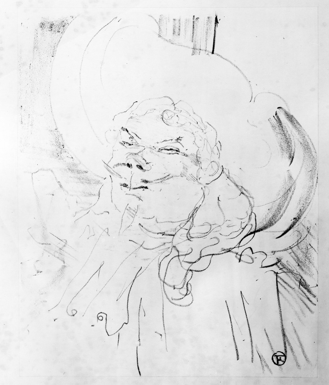 Benoît-Constant Coquelin, Cyrano de Bergerac rolünde, 1898 by Henri de Toulouse Lautrec