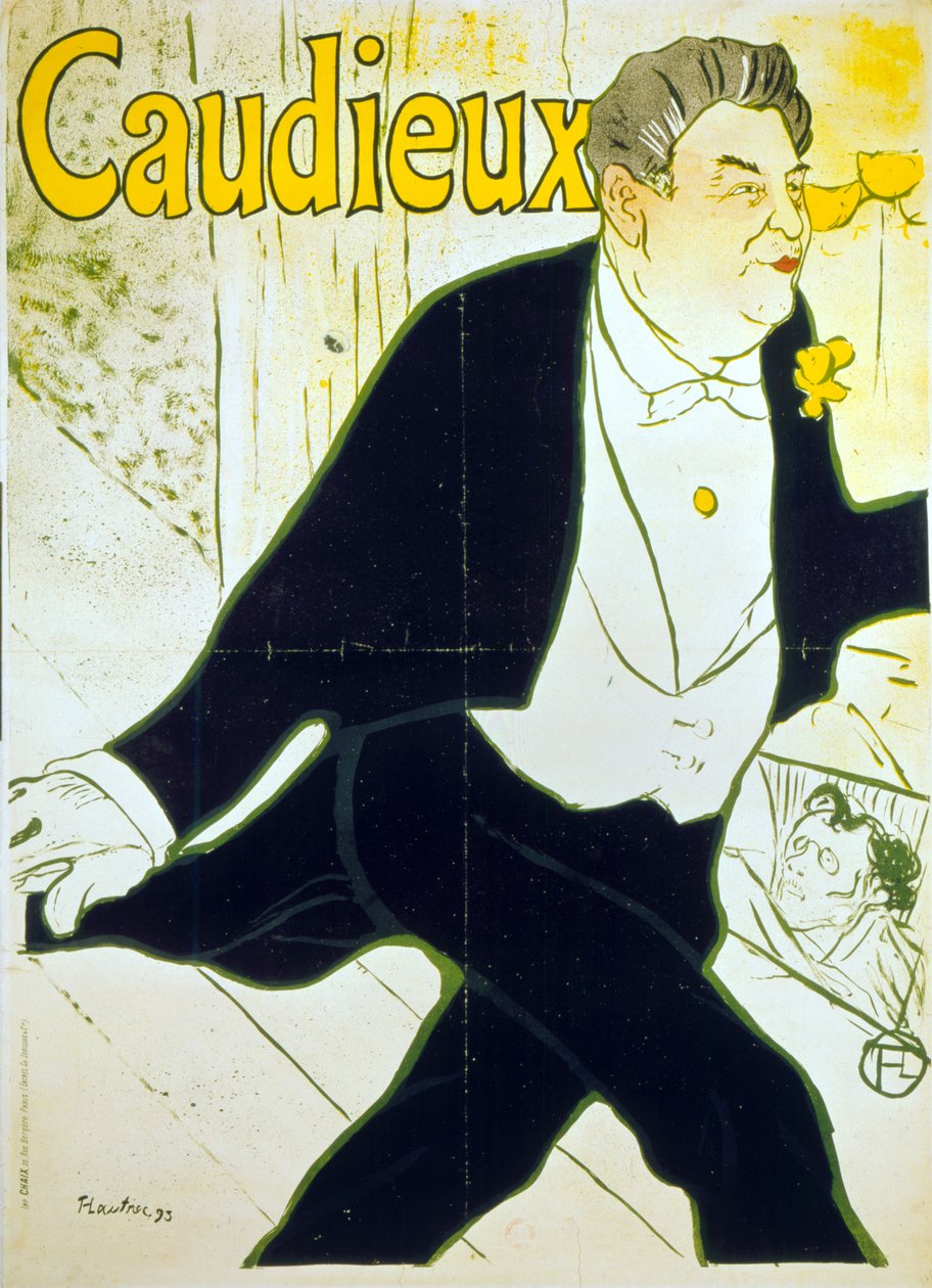 Caudieux, 1893 by Henri de Toulouse Lautrec