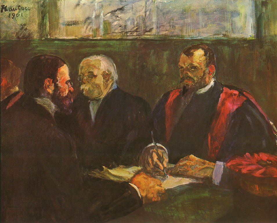 Tıp fakültesinde sınav by Henri de Toulouse Lautrec