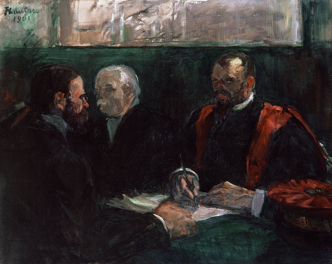 Tıp Fakültesi Sınavı, 1901 by Henri de Toulouse Lautrec