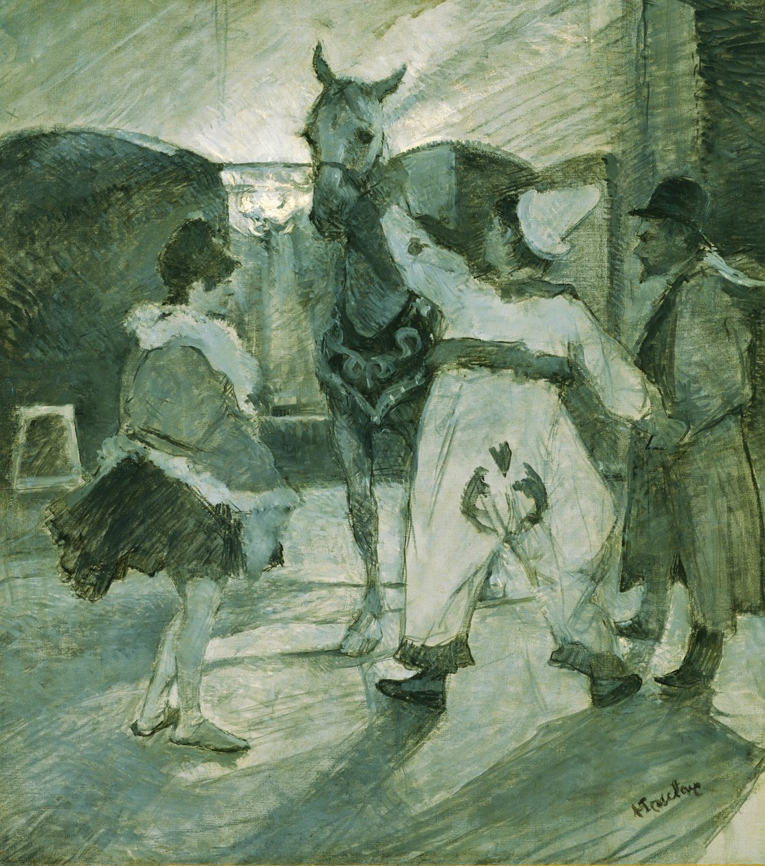 Sirkteki Kanatlarda by Henri de Toulouse Lautrec