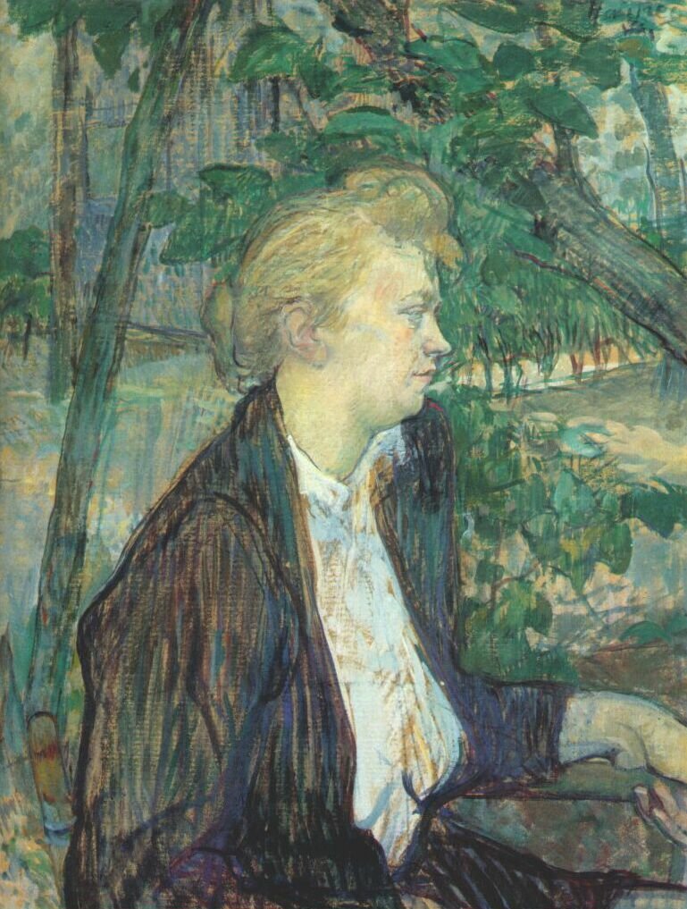Lautrec Gabrielle by Henri de Toulouse Lautrec