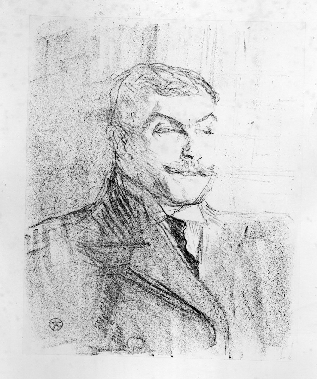 Lucien Guitry, 1898  by Henri de Toulouse Lautrec