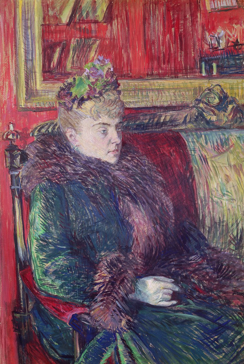 Madam de Gortzikoff, 1893 by Henri de Toulouse Lautrec
