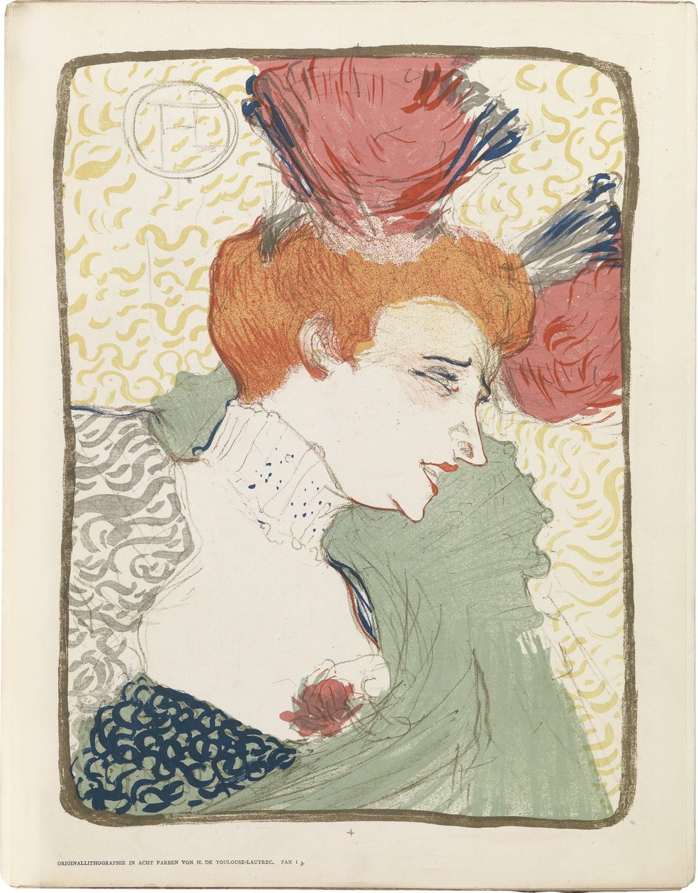Bayan Marcelle Borç Veren by Henri de Toulouse Lautrec