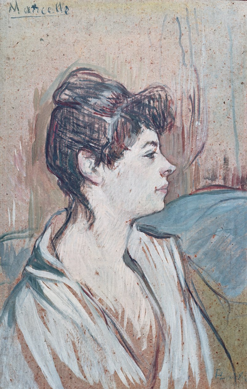 Marcelle, 1894 (pastel on paper) by Henri de Toulouse Lautrec