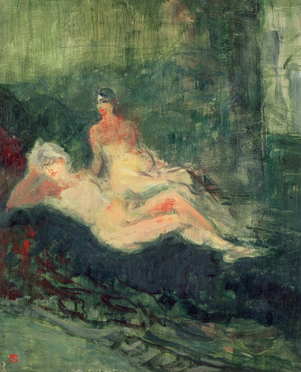 Messalina, (ekstralardan detay), 1900 by Henri de Toulouse-Lautrec