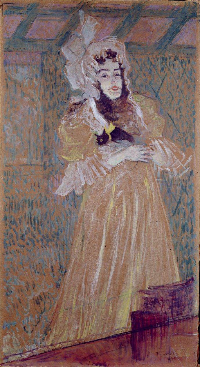 Bayan May Belfort, 1895 by Henri de Toulouse Lautrec