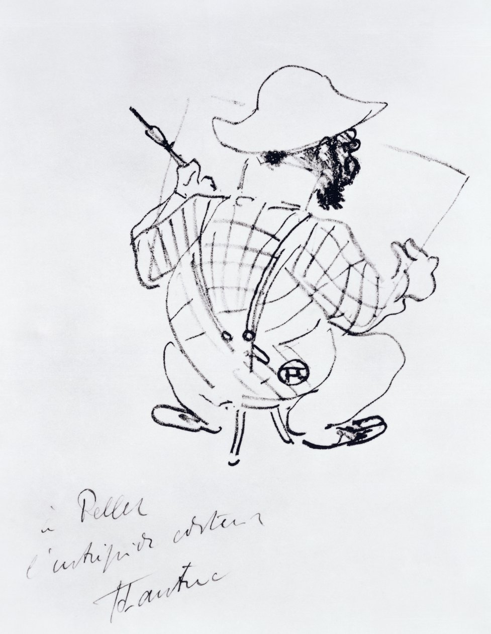 Otoportre, 1896 (tebeşir kalemi) by Henri de Toulouse Lautrec