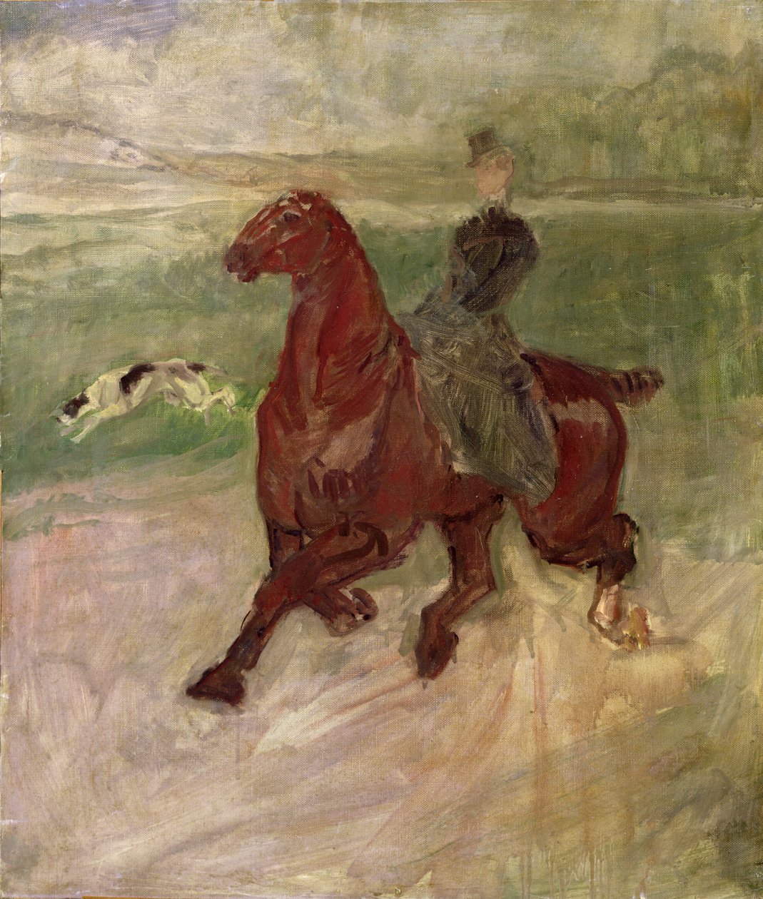 Amazon, 1882 by Henri de Toulouse Lautrec
