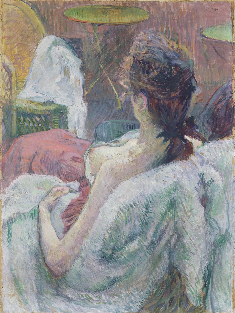 Model Dinlenme by Henri de Toulouse Lautrec