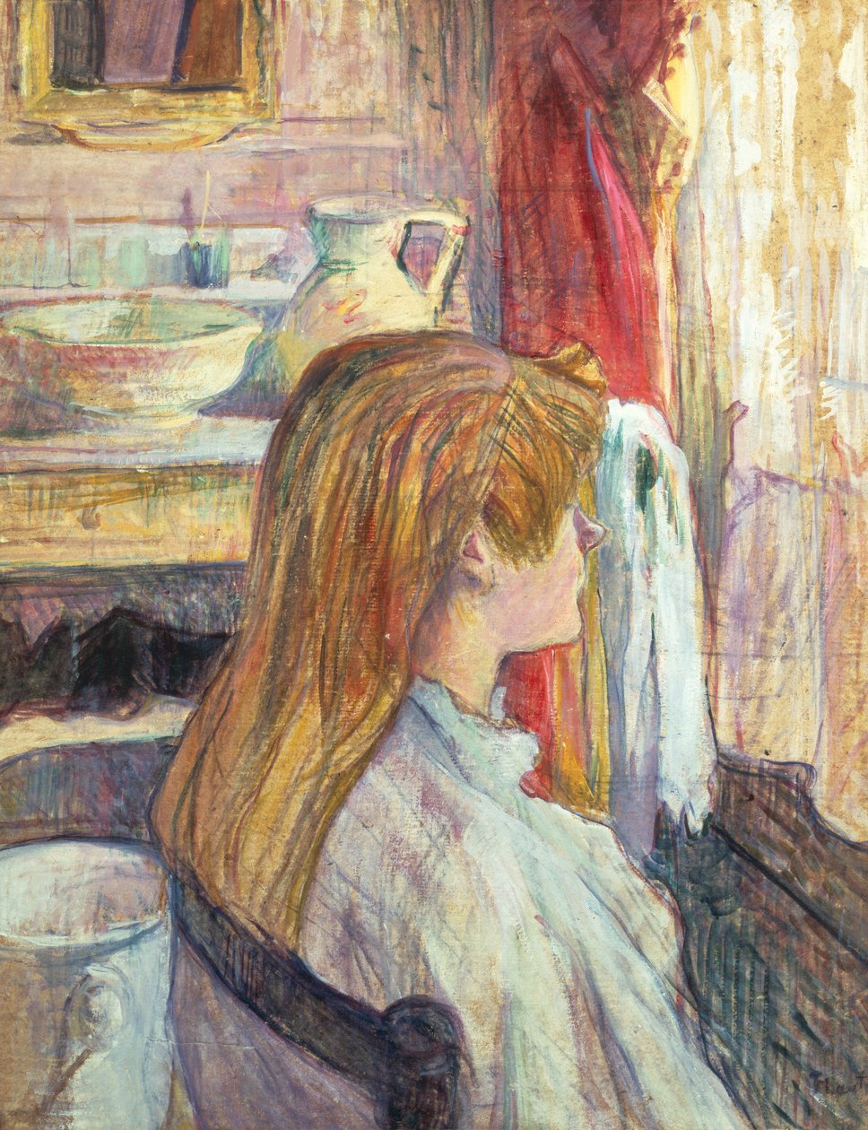 Penceredeki Kadın, 1893 by Henri de Toulouse Lautrec