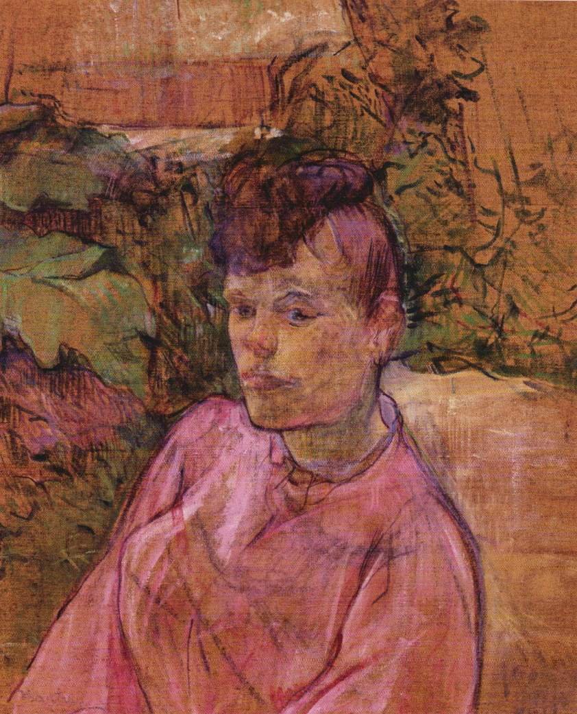 Mösyö Ormanı Bahçesindeki Kadın by Henri de Toulouse Lautrec
