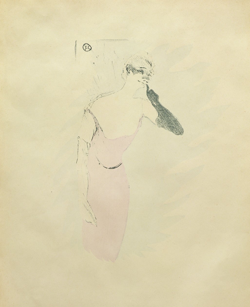 Yvette Guilbert, c.1894 by Henri de Toulouse Lautrec