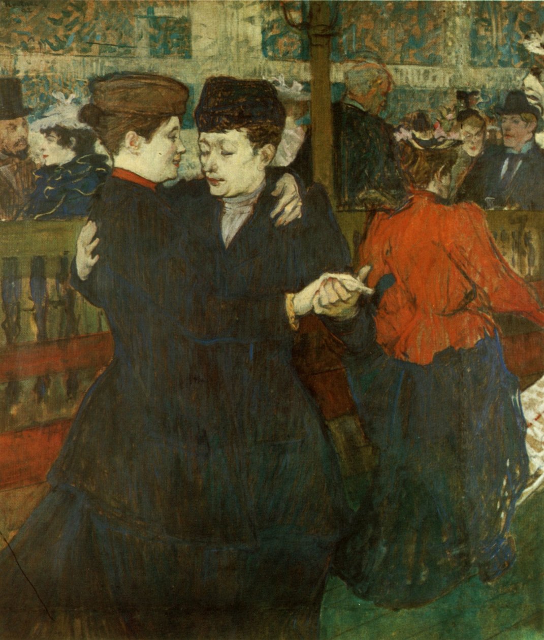 iki dans eden kadın by Henri de Toulouse Lautrec