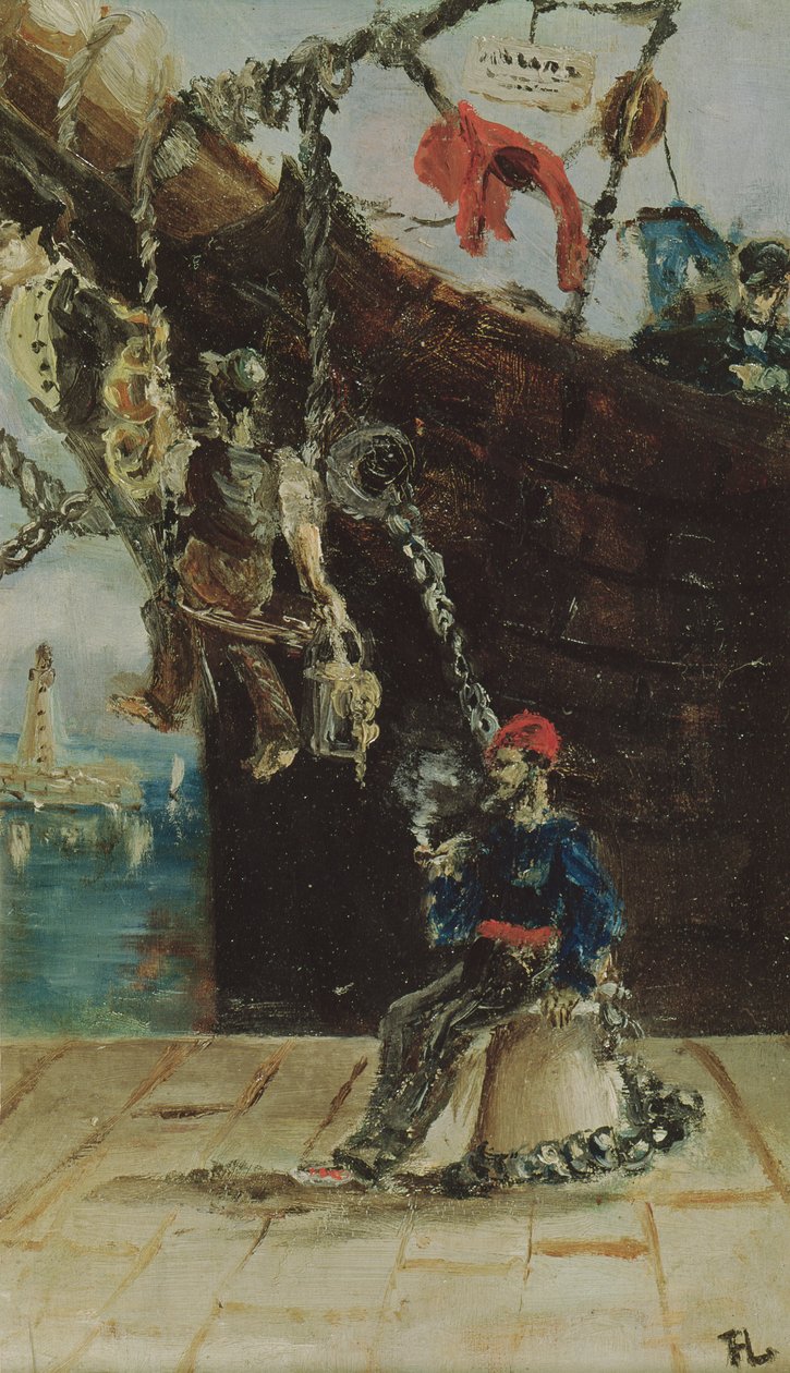 Rıhtımda Bir Denizci, 1880 by Henri de Toulouse Lautrec