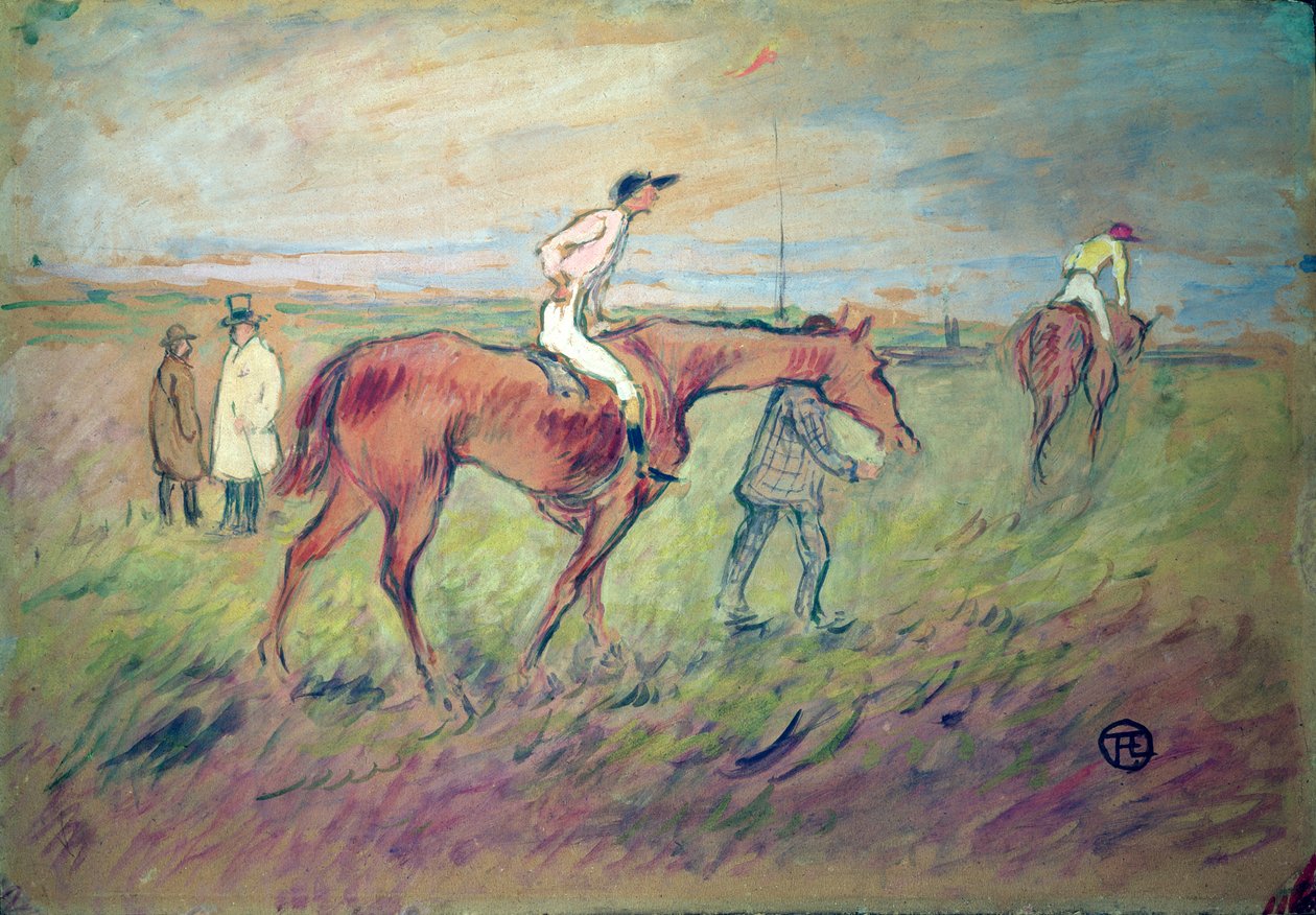 Yarışlarda by Henri de Toulouse Lautrec
