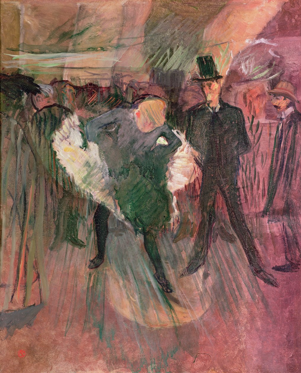 La Goulue ve Valentin le Desosse by Henri de Toulouse Lautrec