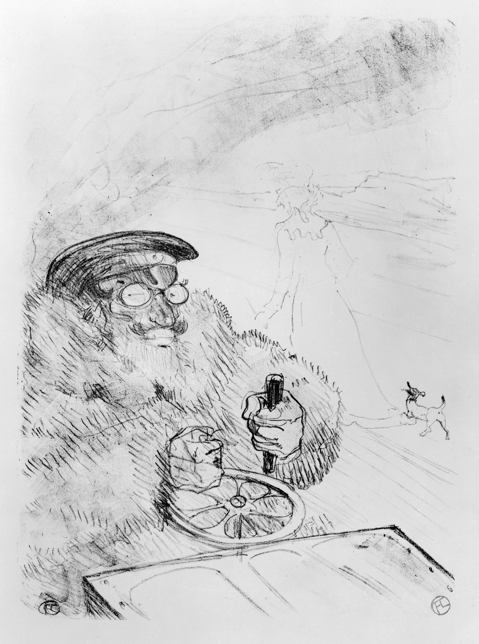 Motorcu, 1896 by Henri de Toulouse Lautrec