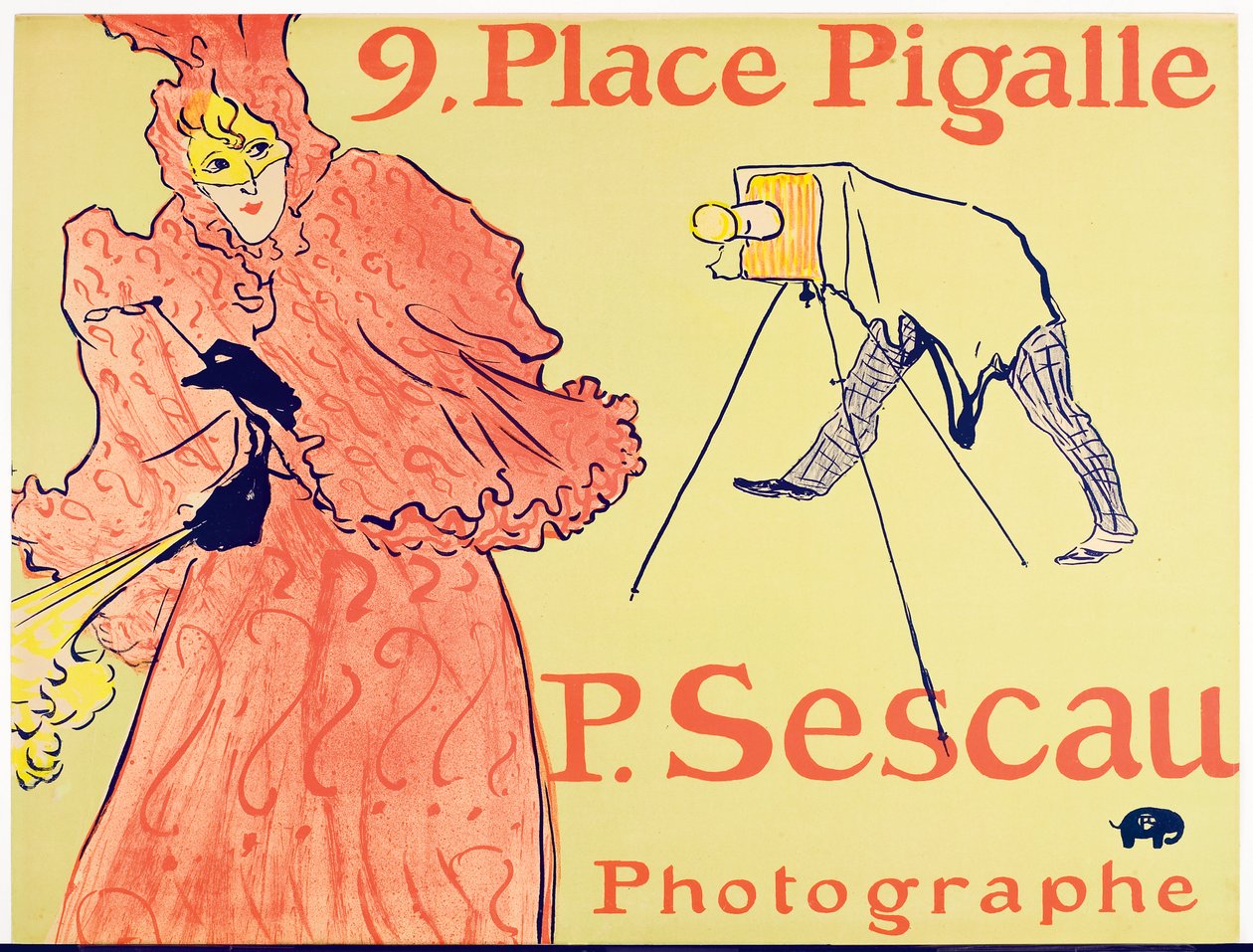 Fotoğrafçı Sescau, 1896 by Henri de Toulouse Lautrec