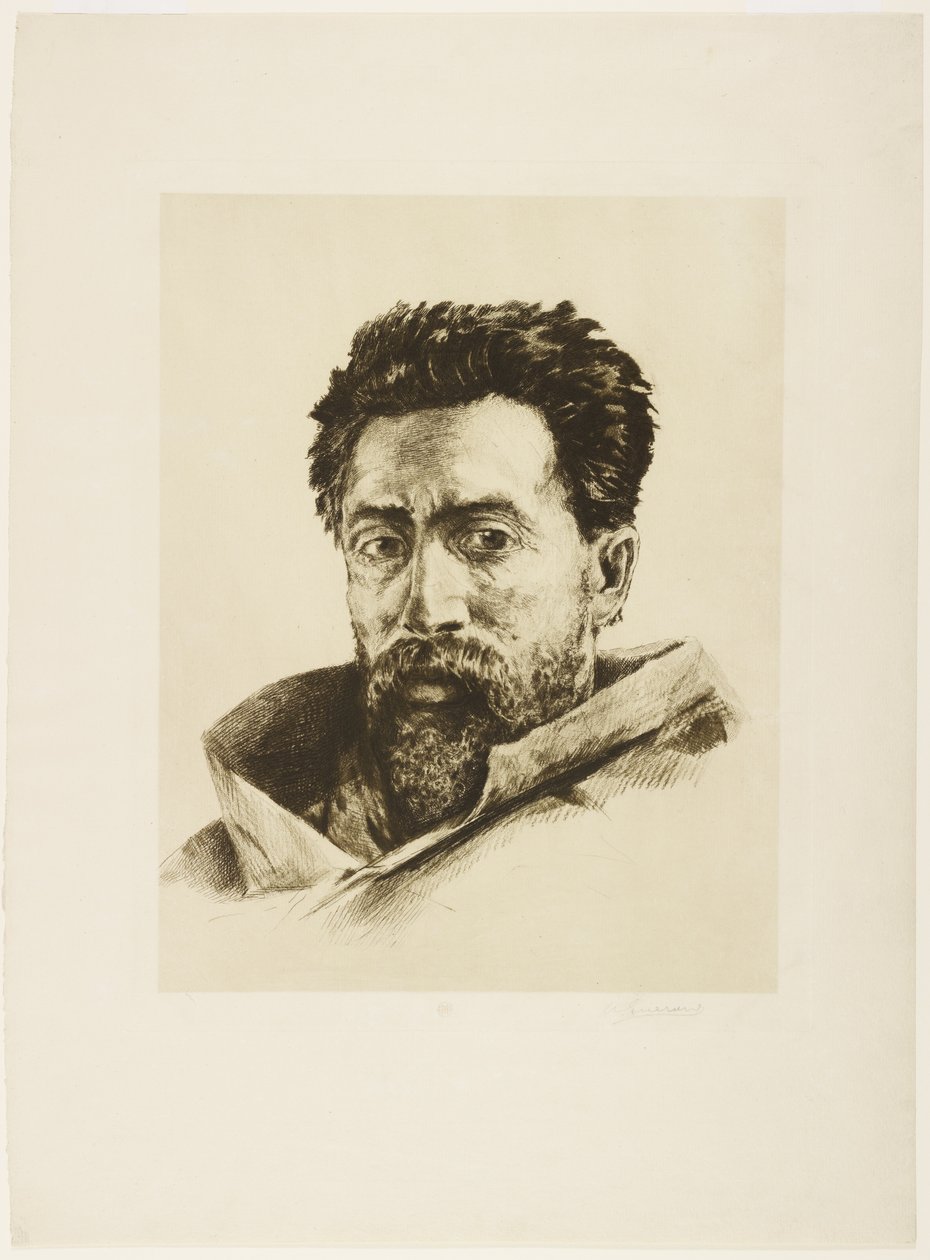 A Forvet, c.1888 (gravür ve rulet) by Henri Charles Guérard