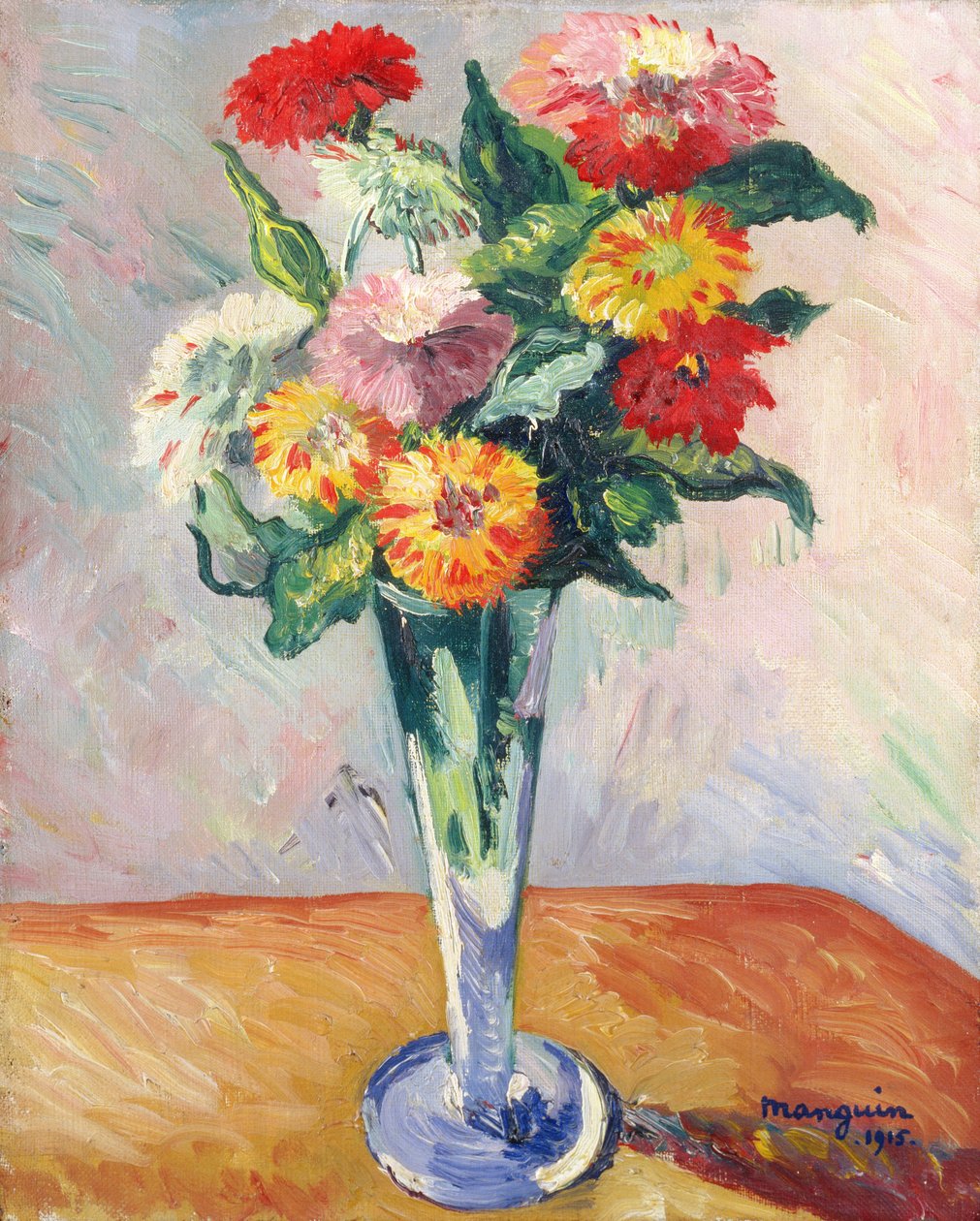 Çiçekler by Henri Charles Manguin