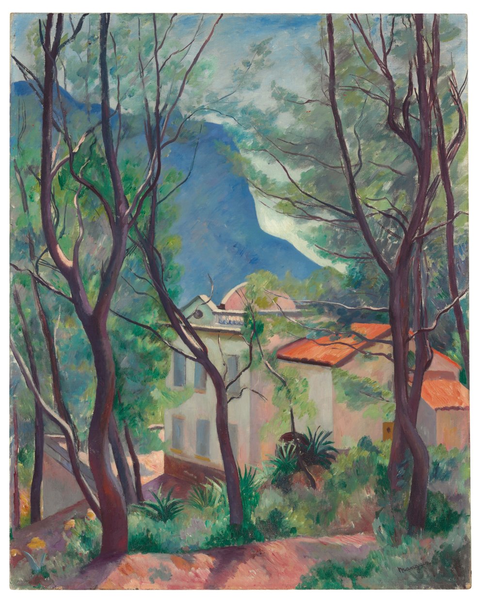 Ağaçlardaki Ev, Villecroze by Henri Charles Manguin