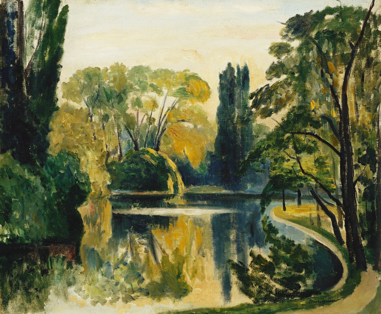 Saint-James Gölü, Bois de Boulogne by Henri Charles Manguin