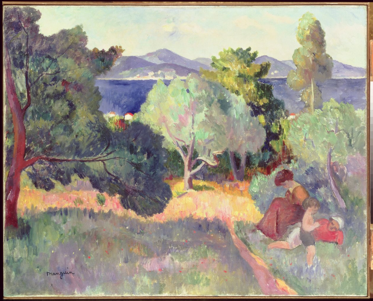 Saint-Tropez'deki Yol by Henri Charles Manguin