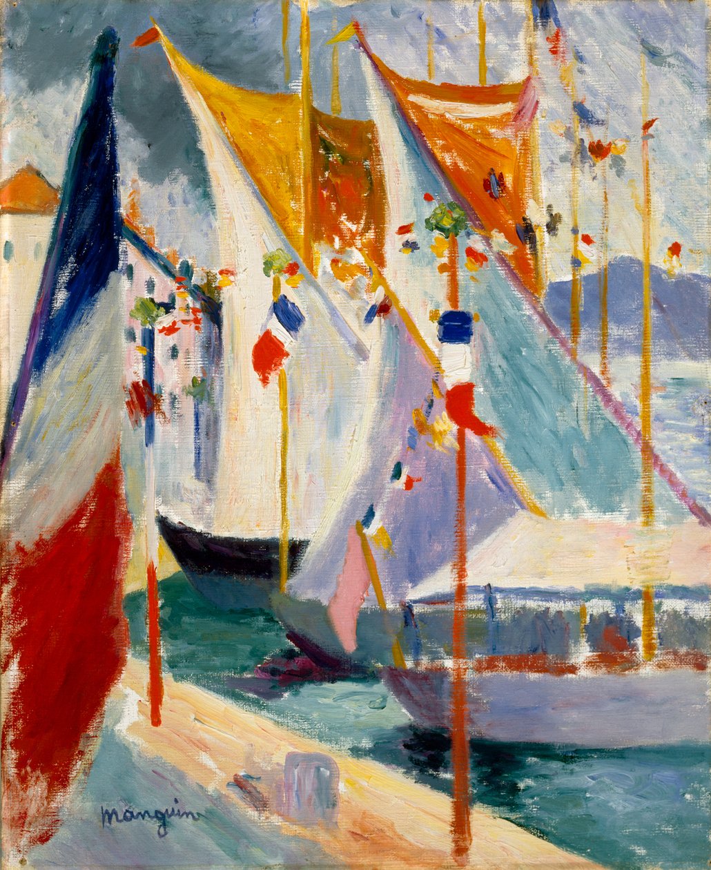 Saint-Tropez Limanı by Henri Charles Manguin