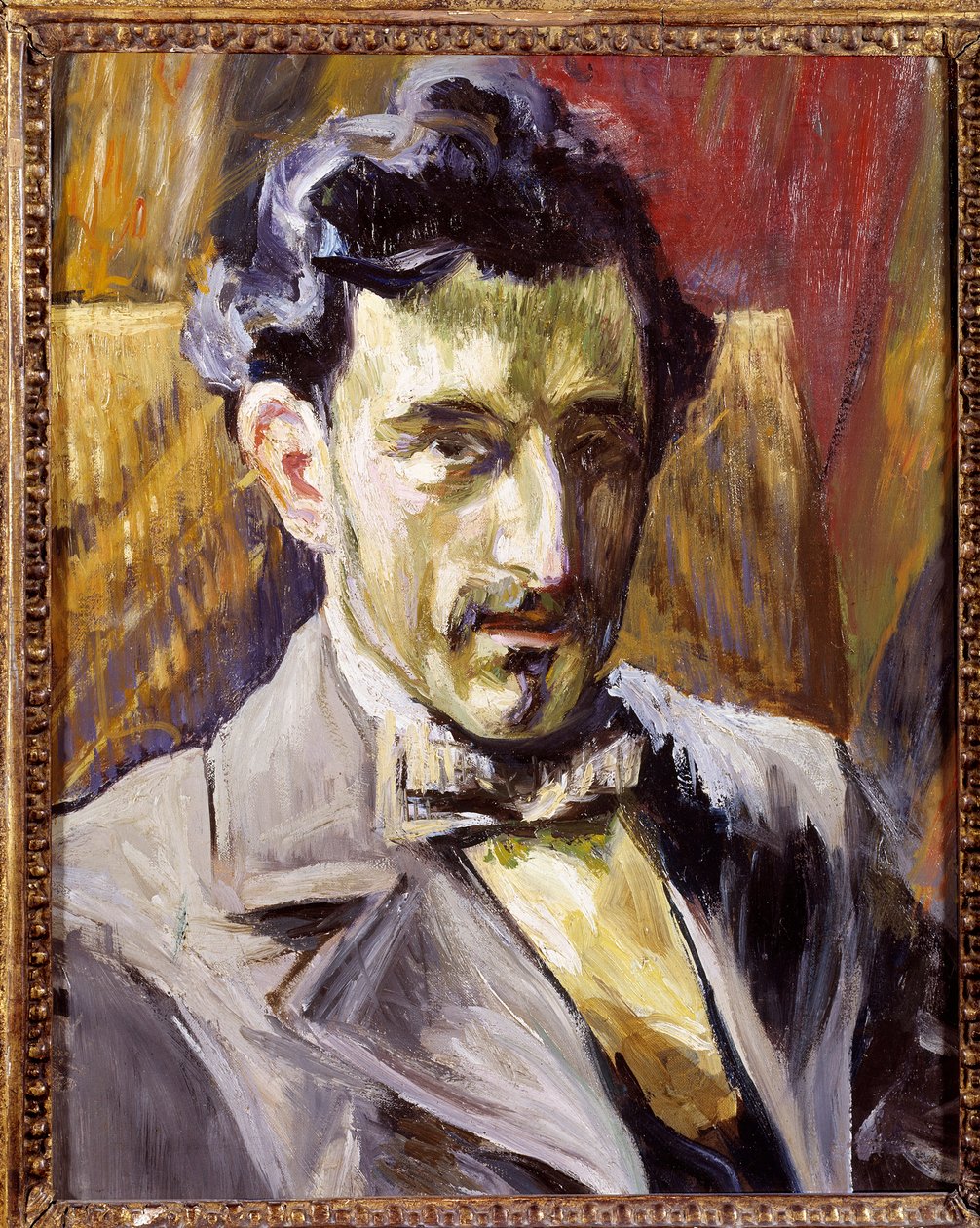 Besteci Maurice Ravel'in Portresi (1875-1937) Henri Manguin'in Resmi (1874-1949) 1903 Paz. 0,43x034 m Paris, musee national d'art moderne by Henri Charles Manguin
