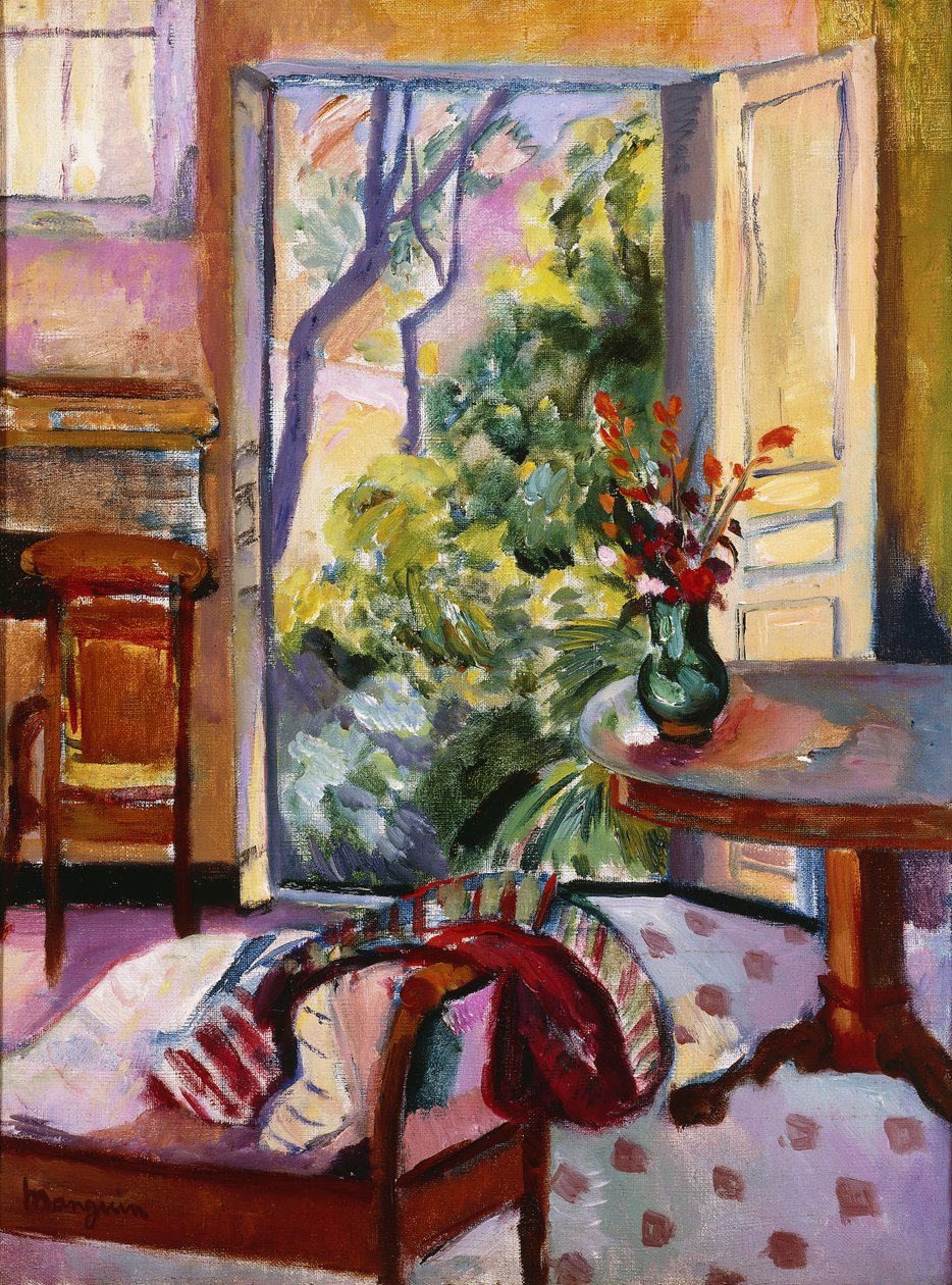 Oustalet'teki Stüdyo; Oustalet atölyesi by Henri Charles Manguin