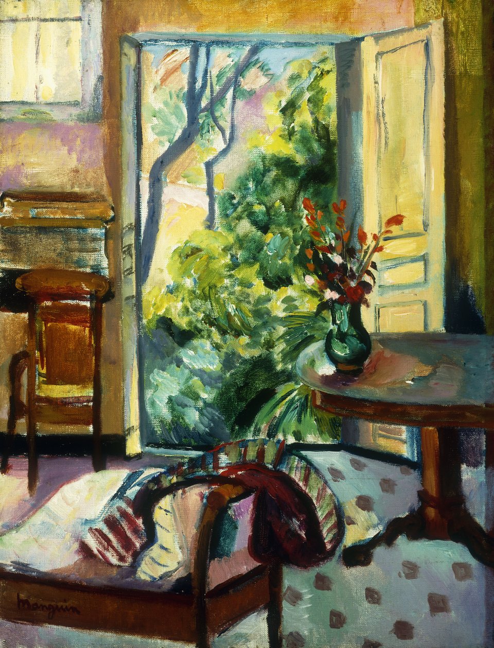 l'Oustalet'teki Stüdyo; l'Atelier de l'Oustalet by Henri Charles Manguin