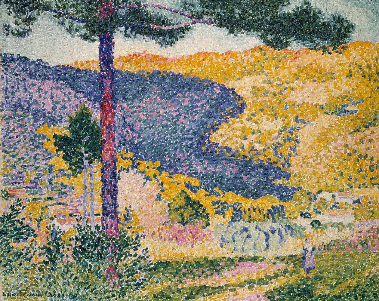 Köknarlı Vadi (Dağdaki Gölge) by Henri Edmond Cross